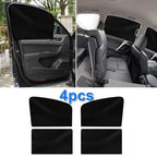 4 Pack Magnetic Car Window Shade Side Front Rear Window Shade Car Curtain UV Protection Sunshine Blocker Mesh Shield
